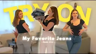 Trying On My Favorite Jeans 👖💅 | Emma Aven