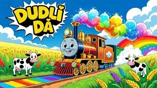 Vláček motoráček píská, drncá, duní 🚂  | Písnička pro děti