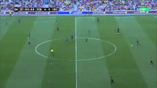 Sergio Busquets vs. Levante UD (18/08/2013)