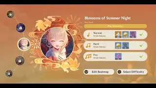Genshin Impact | Blossoms of Summer Night (Pro Difficulty - Full Combo)