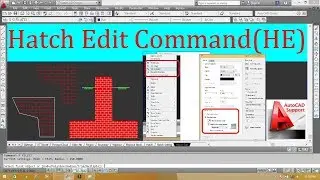 Hatch Edit Command in AutoCad II Hindi/Urdu Tutorial