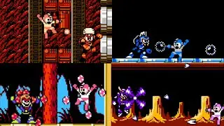 Destroying Mega Man 6 Robot Masters with Their Own Weapon
