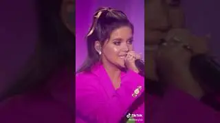 Miley Cyrus singing Dancing Queen.