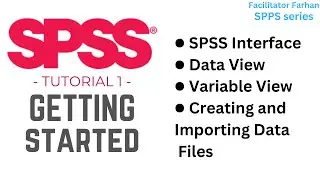 SPSS Part 1: Interface, adding or importing data, data view variable view.