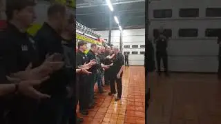 Station Commander Kenny McIntyre SFRS Retirement