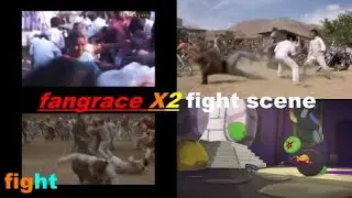 fangrace X2 fight scene