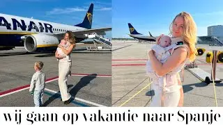 VOOR HET EERST VLIEGEN MET EEN BABY EN PEUTER NAAR SPANJE🌴☀️ | Weekvlog✨