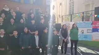 Argentina & Armenian National Anthems [Argentine Navy Band & Argentine-Armenian Kids Choir]
