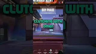 Clutching the Round with Omen’s Ult | Valorant Highlights | #valorant #valoranthighlights #twitch