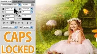 How To Turn Off Text Caps In Photoshop - Quick Tip