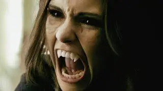 Katherine Pierce: Powers & Fight Scene | The Vampire Diaries