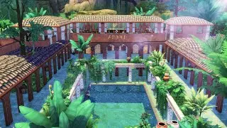 🪔🌴 JUNGLE SPA 🍹🍓 | My first stop motion! | The Sims 4 stop motion build | CC free