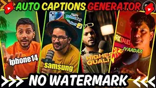 Free Auto captions generator for viral youtube shorts | Best HINDI caption generator for reels