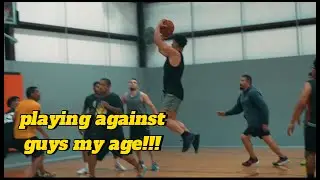 I got to play basketball against guys my age as a 39 year old!