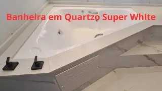 Banheira em Quartzo Super White