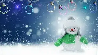 Футаж №142 Снеговик