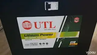 Unboxing of UTL Lithium Battery( Li-ion) & Gamma 3350Li-ion compatible Solar rMPPT PCU.  #solar9