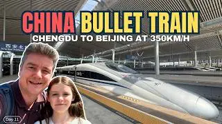 Riding the WORLDS FASTEST Bullet Train from Chengdu to Beijing in China