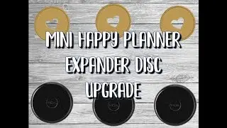 Chunky Mini Happy Planner Disc Upgrade and Flip - Through