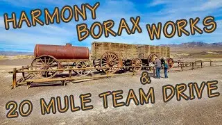 Mining History in Death Valley: Harmony Borax Works and 20 Mule Team Canyon Drive