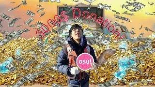 [osu!] Firebat92's (Angelsim) Full Donations of 3000$ Dollars in Live Stream!