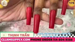 Hướng dẫn đắp màu kho- móng dài - không dũa nhiều - Cllam 019