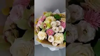 Летний яркий букет с эхверией #shorts