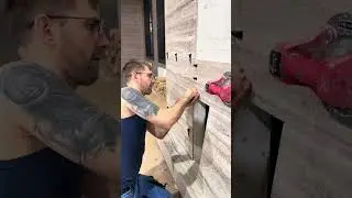 Проект камин день 3й, монтаж видовой части