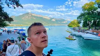 Most Beautiful Lake in France 🇫🇷 Annecy Car Trip To Chamonix