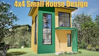 Small 4x4 Tiny House Design: Maximizing Space and Style for Ultimate Coziness!