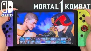 Mortal Kombat 1 - Johnny Cage vs PeaceMaker Nintendo Switch Gameplay | Nintendo Switch Oled Gameplay