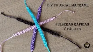 DIY Tutorial: How to Make the Easiest, Quickest, Step-by-Step Macrame Thread Bracelet