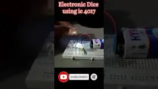 Electronic Dice Using ic 4017 #short