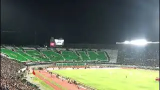 تيفو جماهير الرجاء ضد لأهلي المصري Raja vs El ahli 1-1 👽