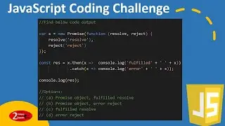 Javascript Coding Challenge - Episode 37