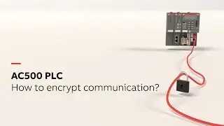 AC500 - How to encrypt communication with a PLC