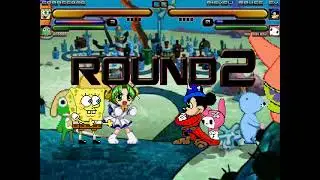 MUGEN - SpongeBob, Keroro & Bonobono VS Mickey Mouse, My Melody & Dejiko