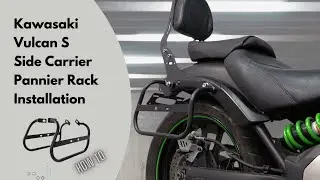 Kawasaki Vulcan S Side Carrier Pannier Rack Installation