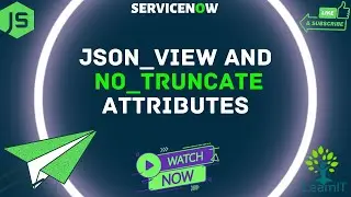 json_view & no_truncate | Dictionary Attributes | ServiceNow