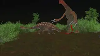 [ARBS Early Build] Therizinosaurus & Ankylosaurus VS Velociraptor Pack
