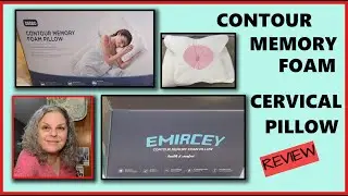 CERVICAL MEMORY FOAM PILLOW REVIEW, OSTEO PILLOW VS. EMIRCEY PILLOW, NECK PAIN, CHRONIC ILLNESS VLOG