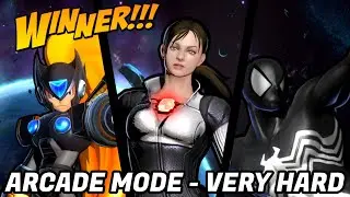 UMVC3 - ARCADE MODE - JILL/ZERO/SPIDER-MAN!