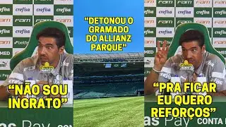 POLÊMICA! ABEL DETONA GRAMADO DO ALLIANZ PARQUE E DIZ SE FICA NO PALMEIRAS EM 2024