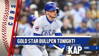 REKAP: ⚾️ Chicago Cubs 2-1 win over San Diego Padres. 'The bullpen you deserve a gold star!'