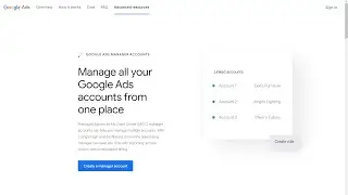 Google Ads Manager Accounts. How to create and manage Google Ads accounts in MCC (My Client Center).