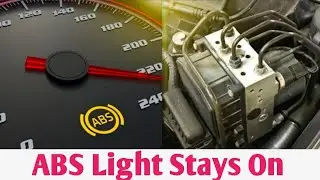 How To fix ABS warning light Toyota Corolla / error code c0205 front speed sensor left hand circuit