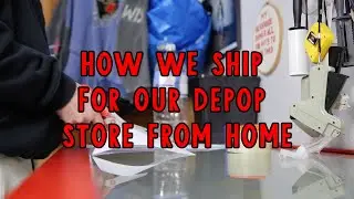 HOW WE SHIP FOR OUR DEPOP STORE FROM HOME