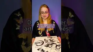UNBOXING DEMON SLAYER Artbook #shorts