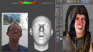 REALTIME facial mocap C4D + Faceshift / Body mocap