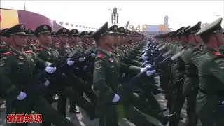 国庆70周年大庆，武警方队霸气登场，怎么看都是一条线
